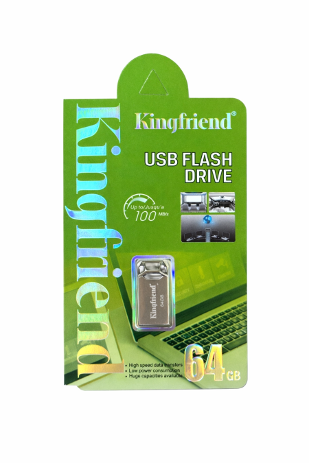 فلاش ميموري Kingfriend USB – سعة 64GB