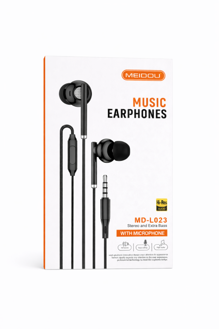 MEIDOU MD-L023 Music Earphones – سماعات سلكية مع ميكروفون