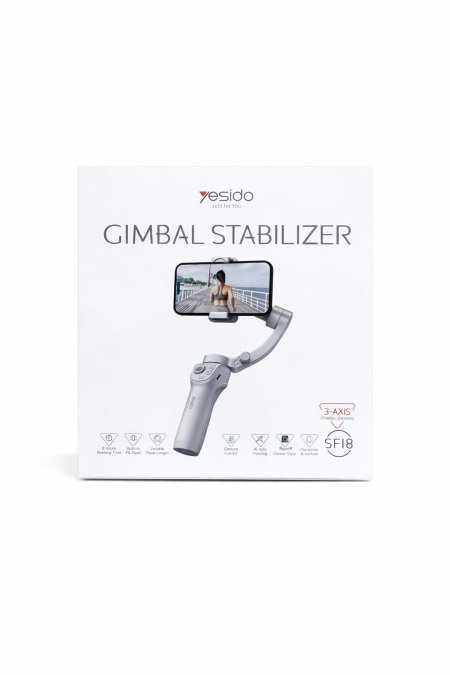 Yesido SF18 – 3-Axis Gimbal Stabilizer (مثبت تصوير للهاتف)