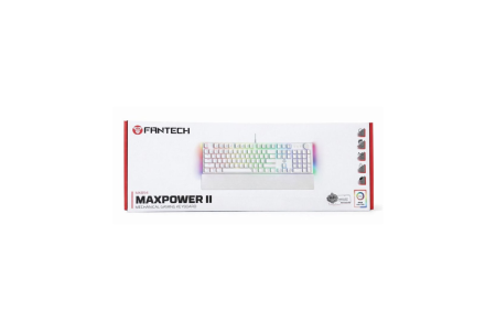 Fantech MAXPOWER II Mechanical Gaming Keyboard  SWITCH (SPEED GREY Soft Linear Keys) – موديل MK894
