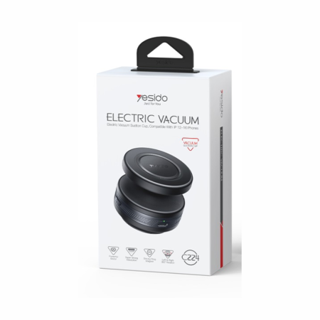 حامل جوال Yesido مغناطيسي بتقنية الشفط الكهربائي – موديل C224
