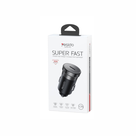 شاحن سيارة Yesido PD سريع 30W TYPE-C – موديل Y74