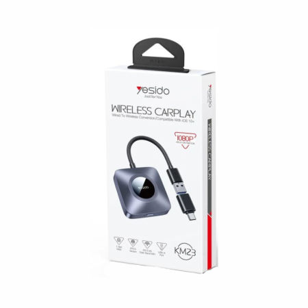 محول Yesido Wireless CarPlay – موديل KM23