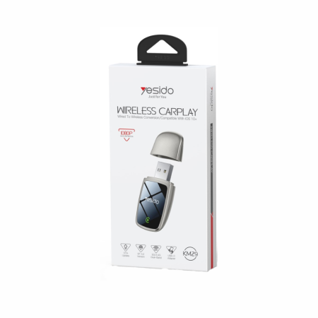 محول Yesido Wireless CarPlay – موديل KM29