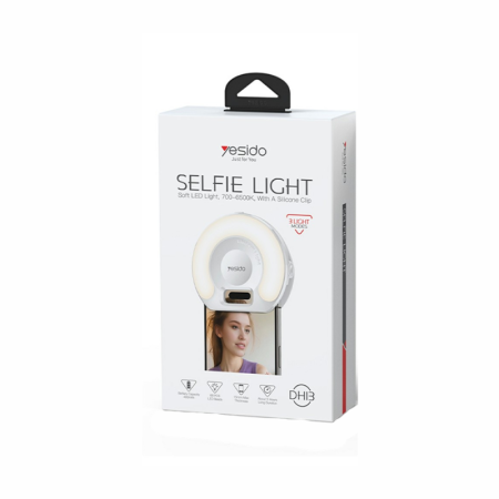إضاءة سيلفي Yesido Soft LED Selfie Light – موديل DH13