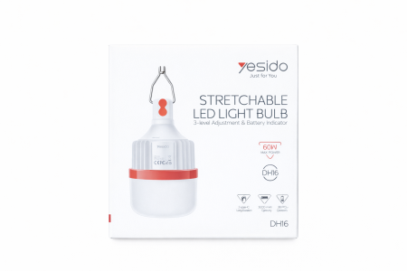 لمبة LED قابلة للتمديد Yesido – موديل DH16 <br> <span class='text-color-warm'>سيتوفر قريباً</span>