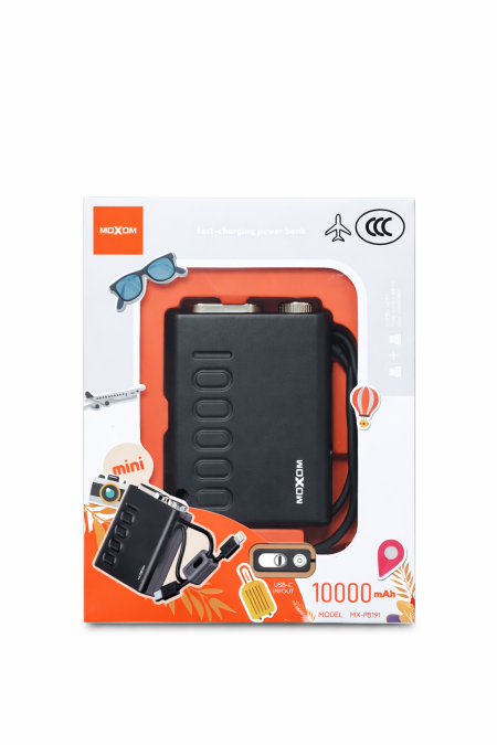 Moxom Mini Power Bank 10000mAh – موديل MX-PB191