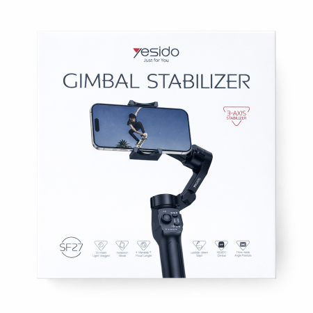 مثبت تصوير للهاتف Yesido Gimbal Stabilizer – موديل SF27