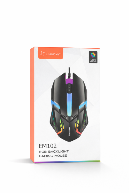 ماوس ألعاب LINMONY EM102 RGB Gaming