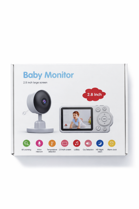 جهاز مراقبة الأطفال بكاميرا وشاشة 2.8 إنش (Baby Monitor)