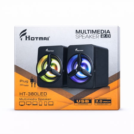 سماعات كمبيوتر Hotmai HT-330LED