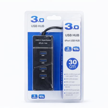 USB Hub 3.0 – موزّع USB (4 منافذ)