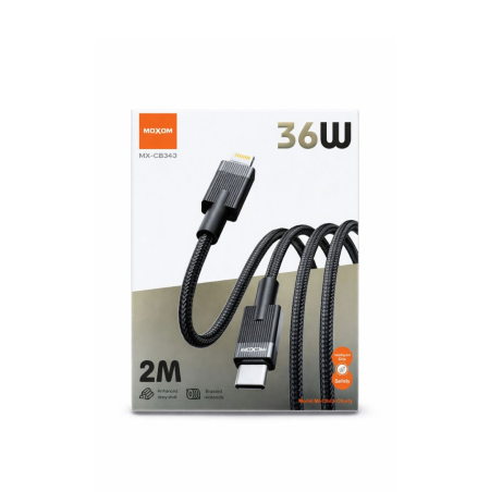 Moxom Fast Charging Data Cable 36W –MX-CB340  Type-C - Lightning