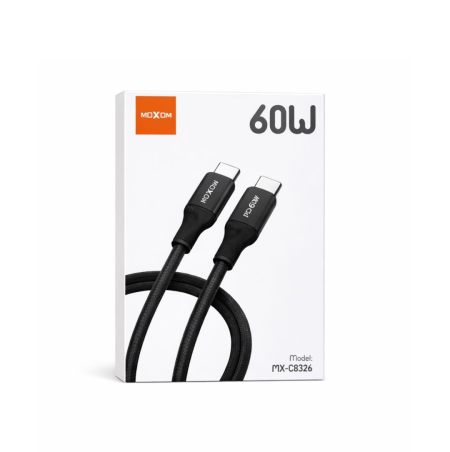 Moxom 60W Fast Charging Cable – MX-CB326  Type-C-Type-C