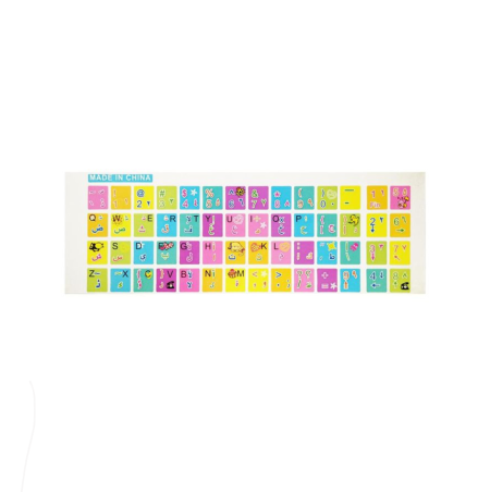 ستيكرات كيبورد ملونة (Keyboard Stickers)