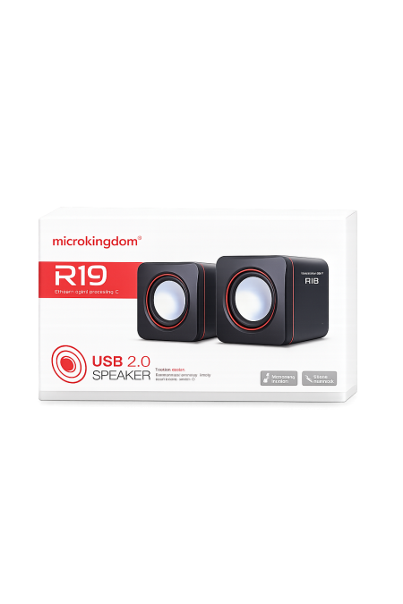 سماعات كمبيوتر Microkingdom R19 USB 2.0