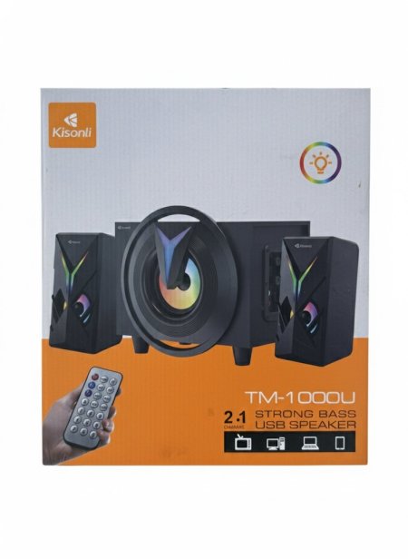 Kisonli TM‑1000U Strong Bass USB Speaker (2.1)