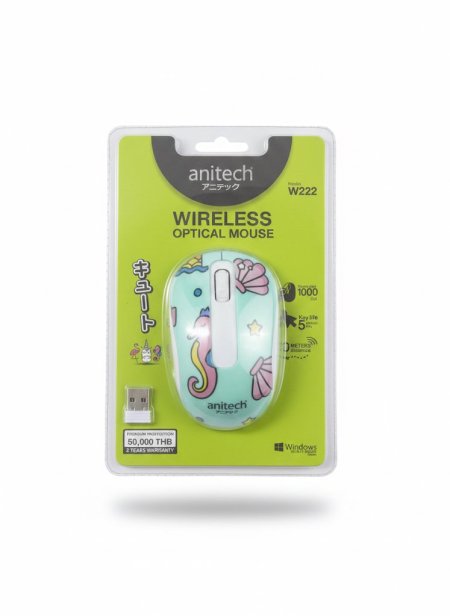 Anitech Wireless Optical Mouse W222