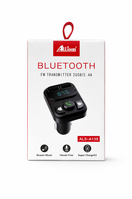 Alison Bluetooth FM Transmitter ALS-A139