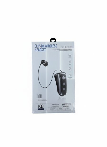 K8 – Clip-On Wireless Headset
