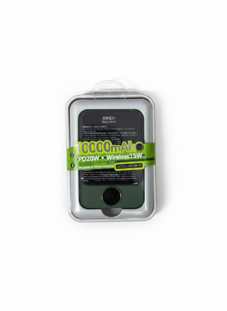 Power Bank 10000mAh PD20W + Wireless 15W – Model: MX-PB111