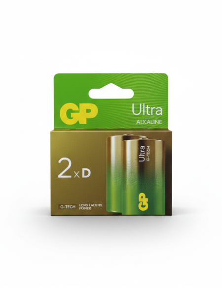 GP Ultra G-Tech Battery D ×2 بطاريتين