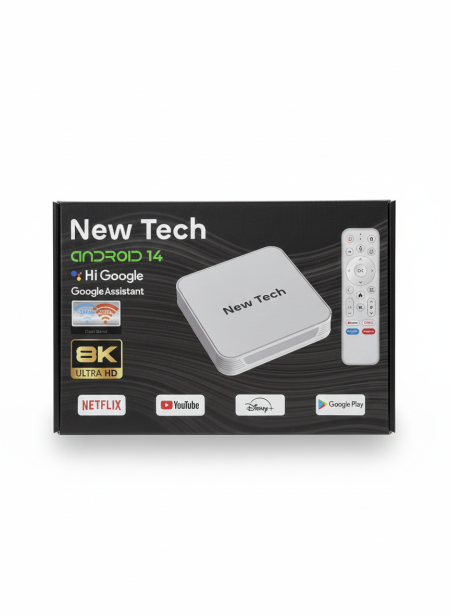 New Tech رسيفر اندرويد + اشتراك 5 سنوات