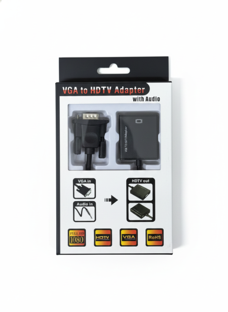 VGA to HDTV Adapter with Audio