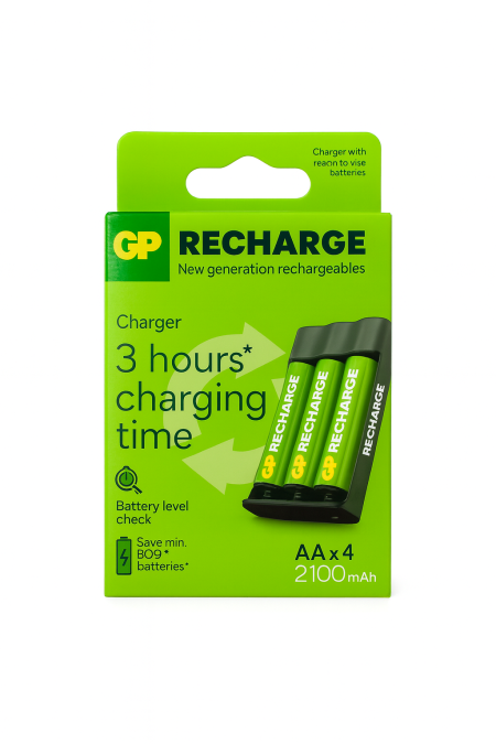 GB recharge battery with charger AA x 4