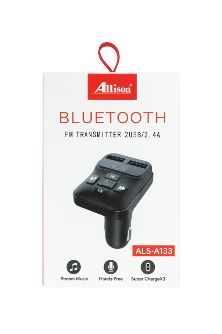 Allison Bluetooth FM Transmitter 2USB