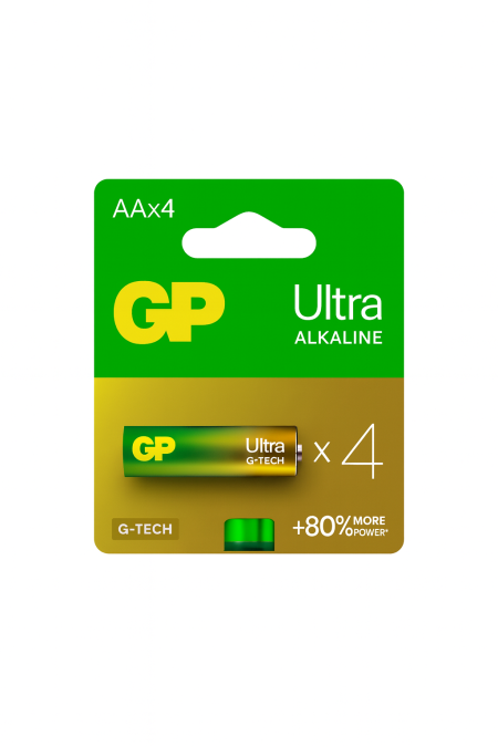 GP Ultra Alkaline AA × 4 Units