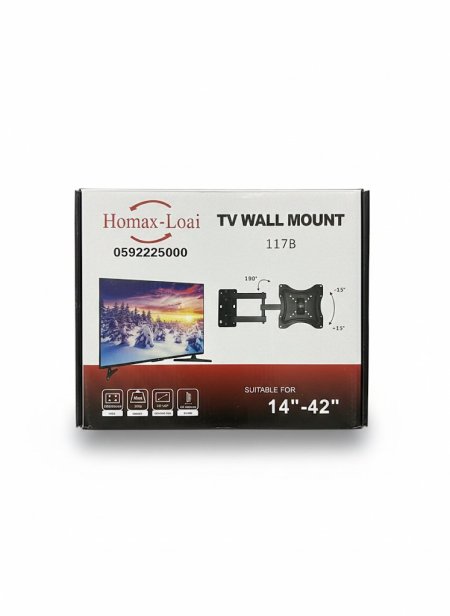 HOMAX-LOAI 14" to 42" ROTATING TV WALL MOUNT