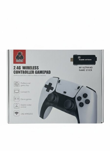 2.4G Wireless Controller Gamepad 4K Ultra HD Game Stick
